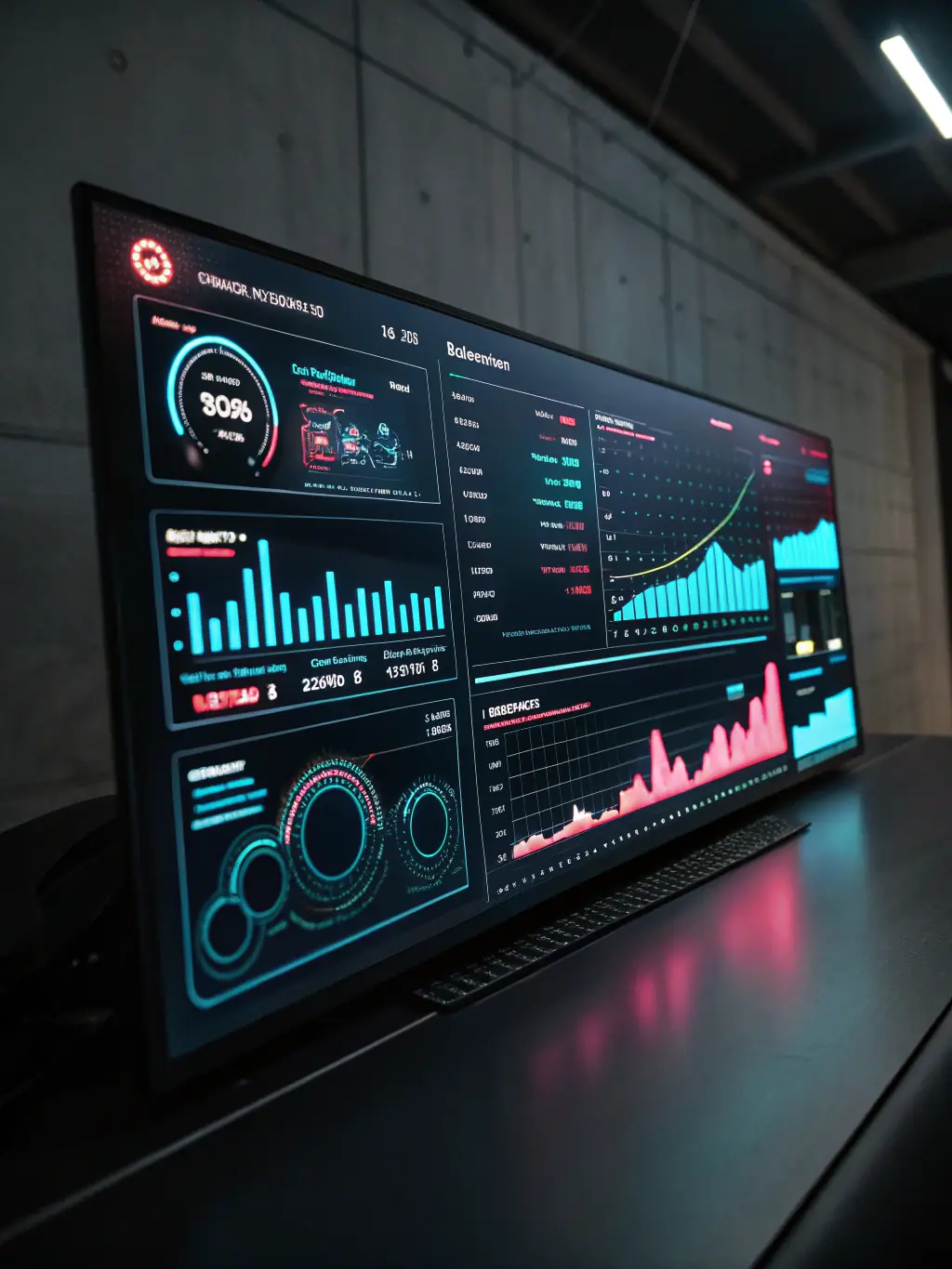 A dashboard displaying key performance indicators (KPIs) for a digital marketing campaign, highlighting the data-driven approach of Mahfuzur Rahman's services.